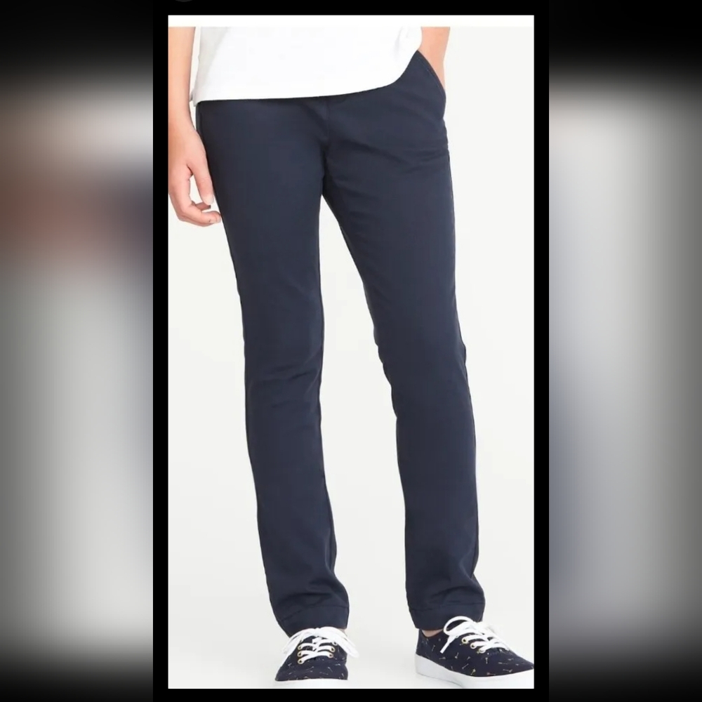 : * Old Navy  Girls school  Uniform navy Skinny Pants Size 16